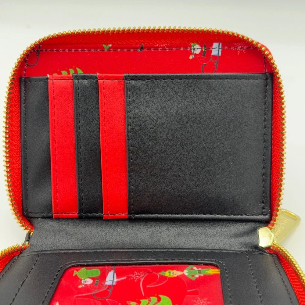 Loungefly Wallet Elf Movie Womens OS Buddy The Elf NYC Skyline Zip‎ Around Black